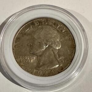 1944-S Washington Quarter – 90% Silver – Circulated Condition – SF Mint G/VG